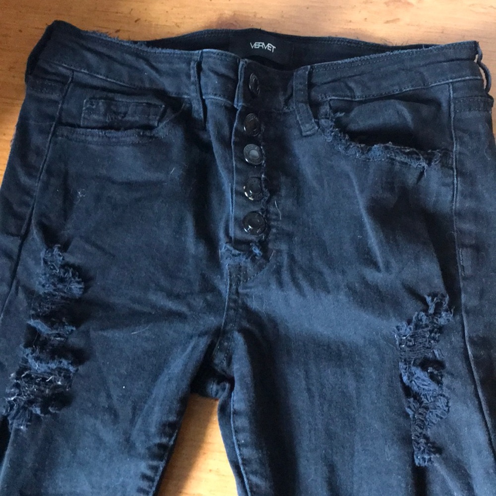 Black Ripped Jeans